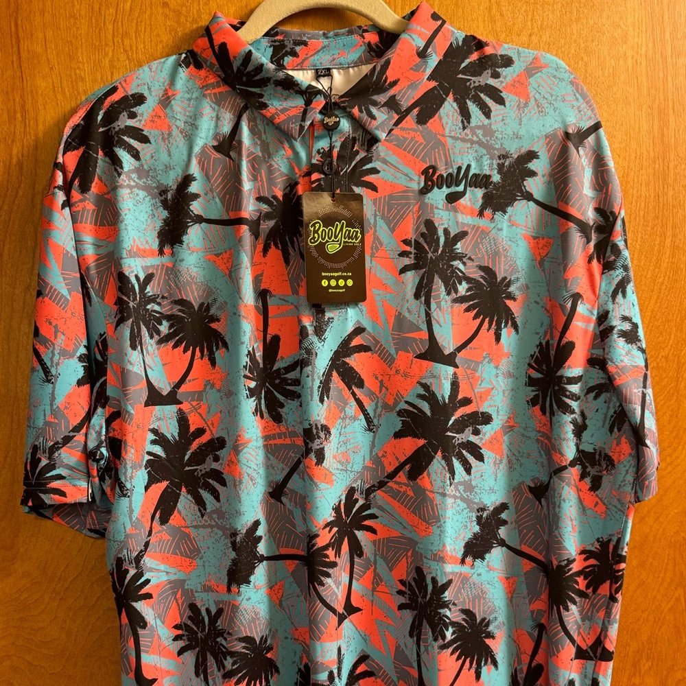 BooYaa Tropi-Cali Lifestyle Golf Shirt